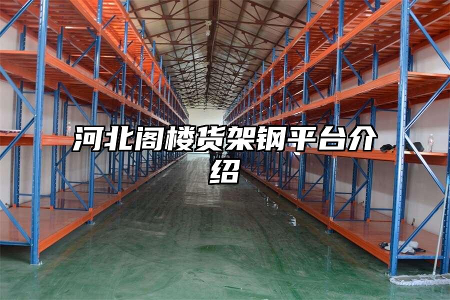 河北閣樓貨架鋼平臺介紹