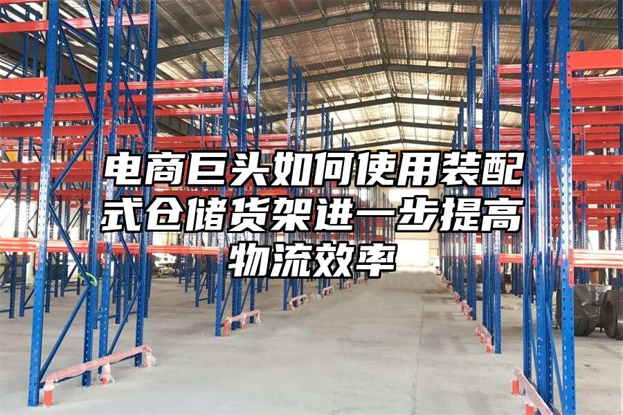 電商巨頭如何使用裝配式倉儲貨架進一步提高物流效率