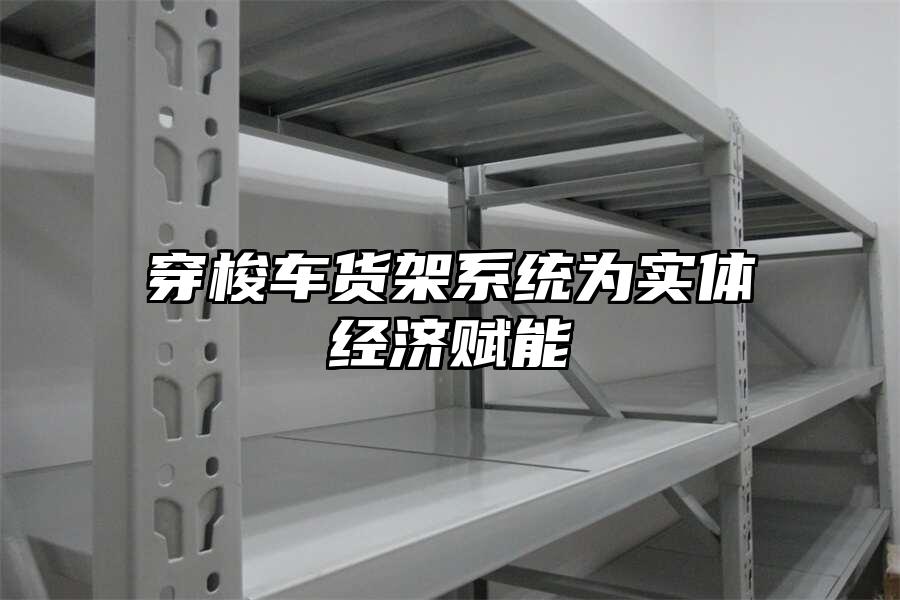 穿梭車貨架系統為實體經濟賦能