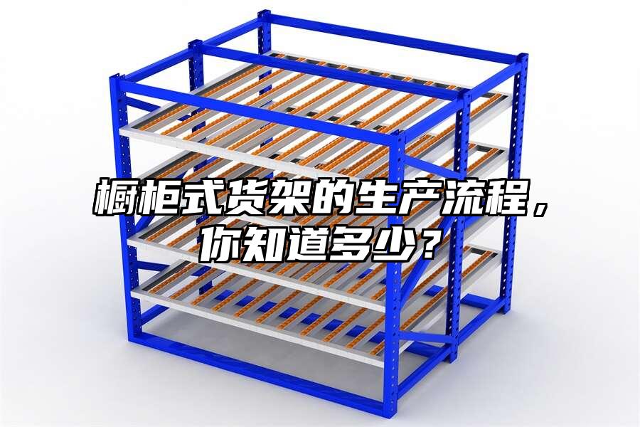 櫥柜式貨架的生產(chǎn)流程，你知道多少？
