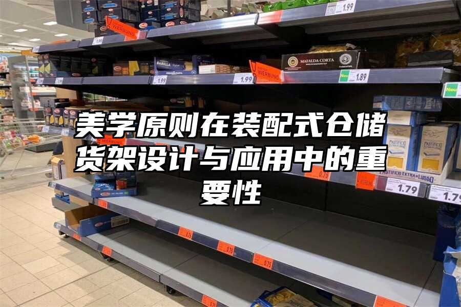 美學原則在裝配式倉儲貨架設計與應用中的重要性