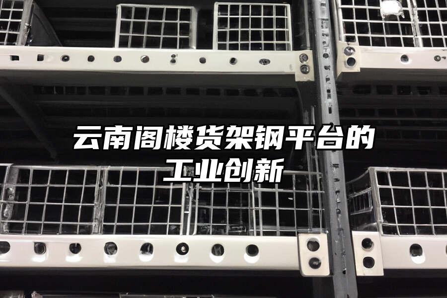 云南閣樓貨架鋼平臺的工業創新