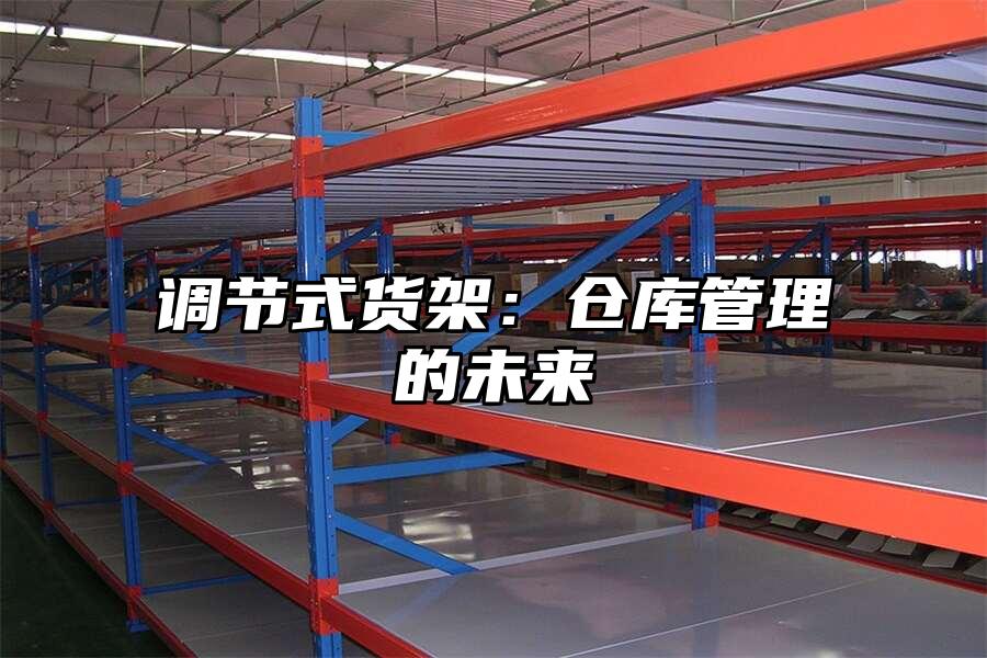 調節式貨架：倉庫管理的未來