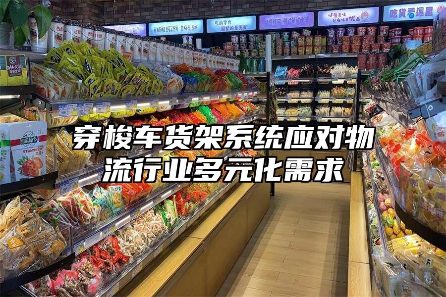 穿梭車貨架系統應對物流行業多元化需求