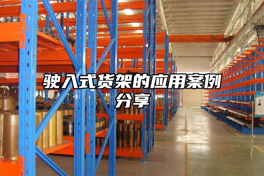 駛入式貨架的應用案例分享