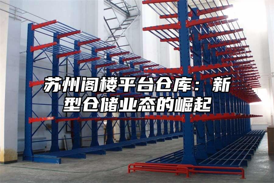 蘇州閣樓平臺倉庫：新型倉儲業態的崛起