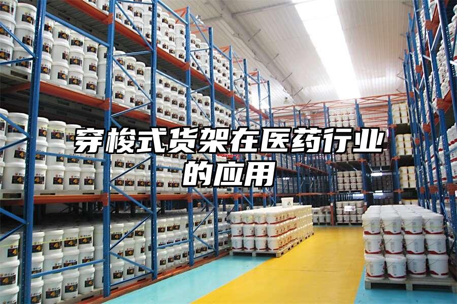 穿梭式貨架在醫(yī)藥行業(yè)的應(yīng)用