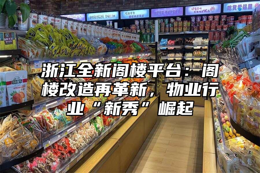 浙江全新閣樓平臺(tái)：閣樓改造再革新，物業(yè)行業(yè)“新秀”崛起
