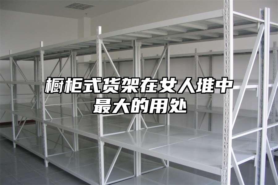 櫥柜式貨架在女人堆中最大的用處