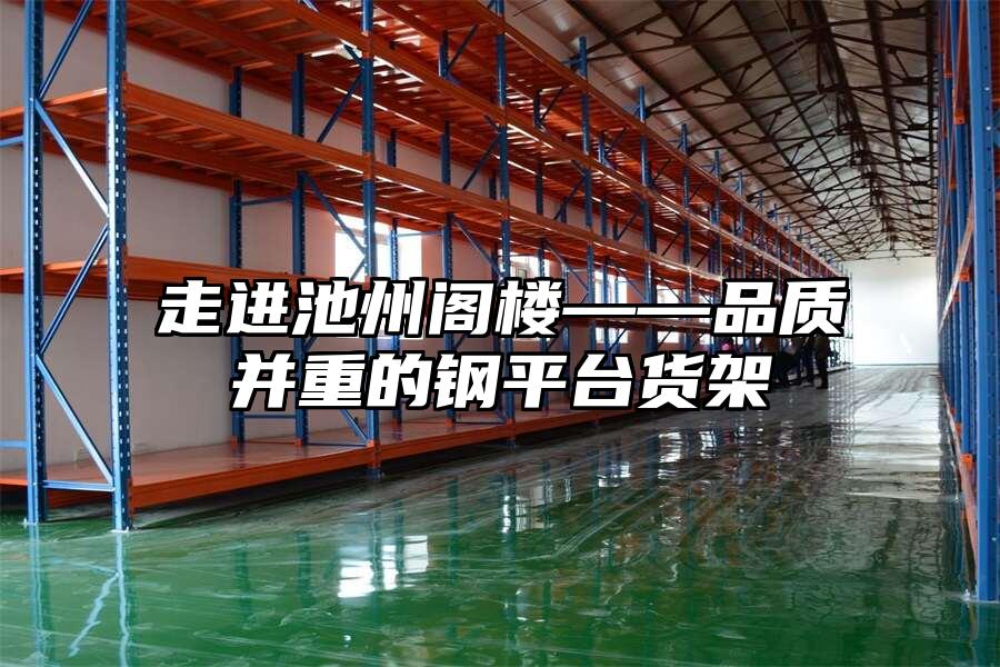 走進池州閣樓——品質并重的鋼平臺貨架