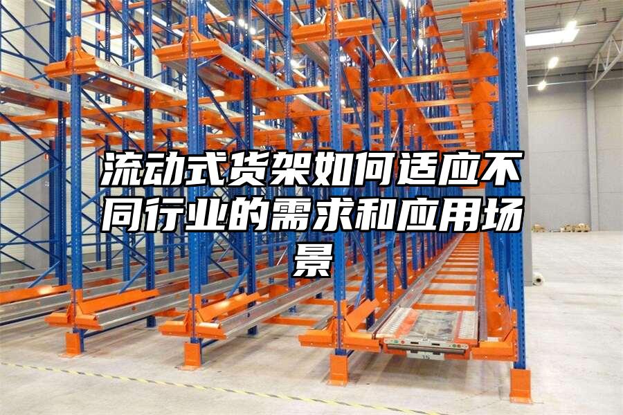 流動式貨架如何適應不同行業(yè)的需求和應用場景