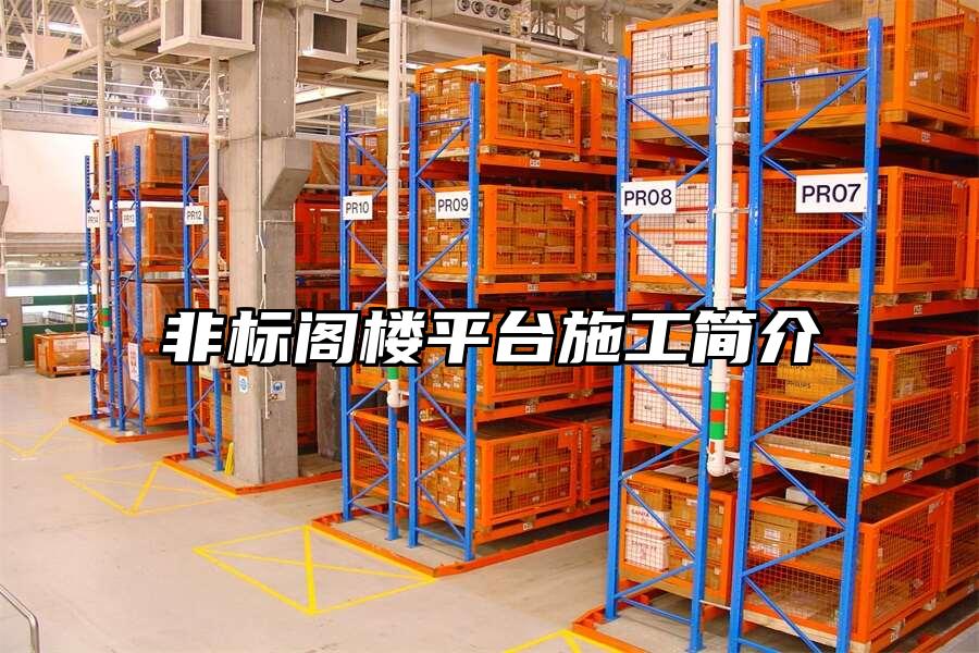 非標(biāo)閣樓平臺施工簡介