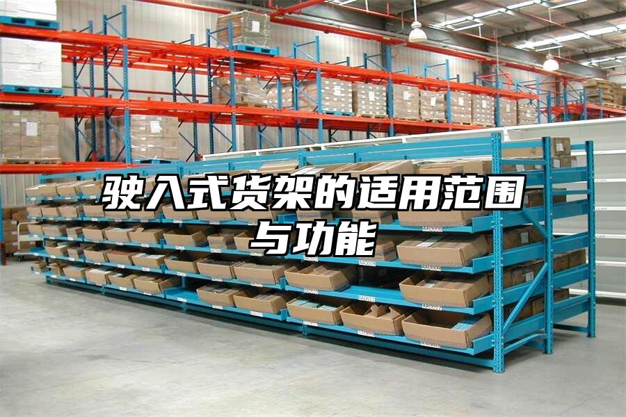 駛入式貨架的適用范圍與功能