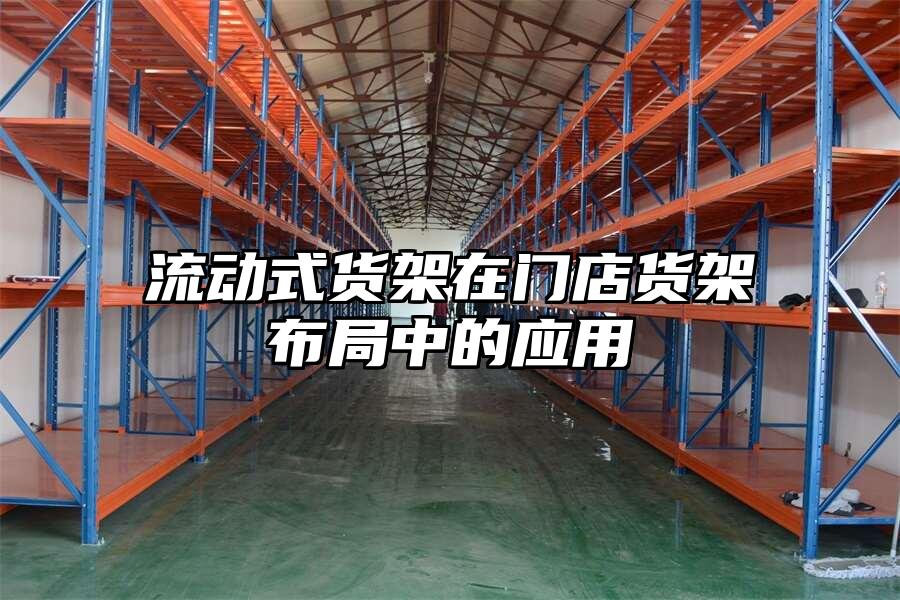流動式貨架在門店貨架布局中的應用