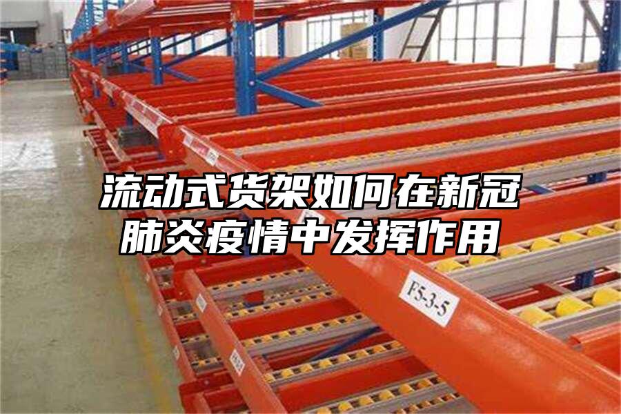 流動式貨架如何在新冠肺炎疫情中發揮作用