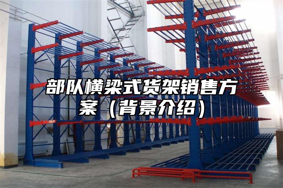 部隊(duì)橫梁式貨架銷售方案（背景介紹）