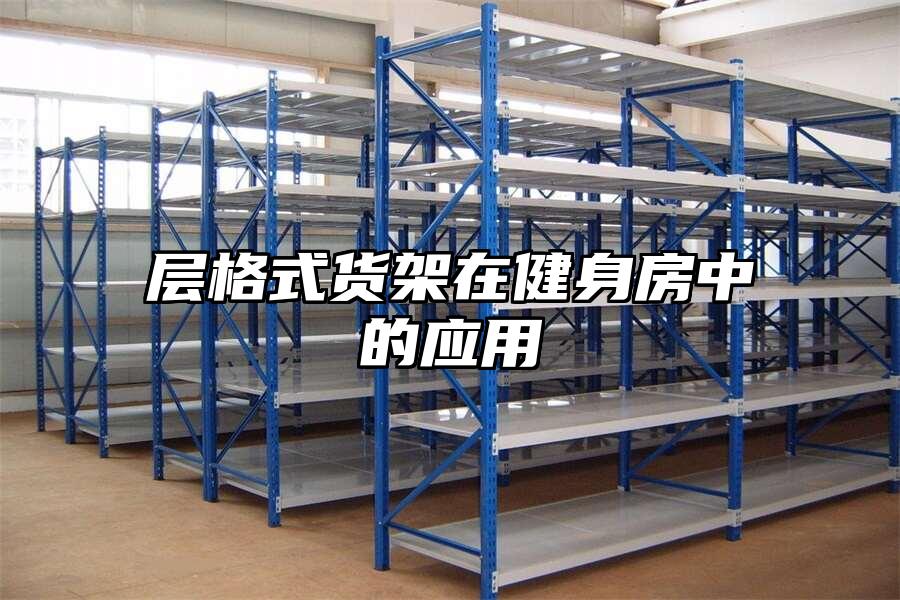 層格式貨架在健身房中的應用
