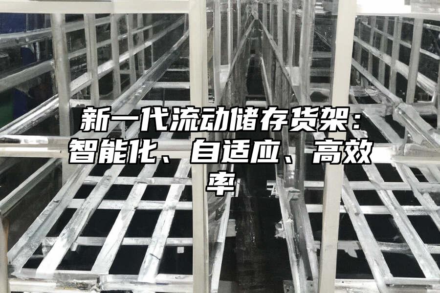 新一代流動儲存貨架：智能化、自適應(yīng)、高效率