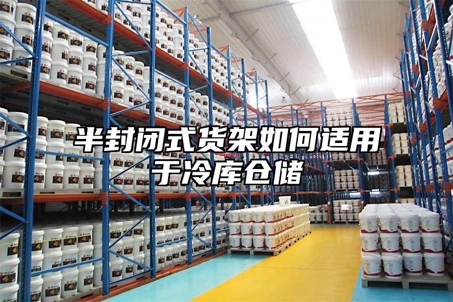 半封閉式貨架如何適用于冷庫倉儲