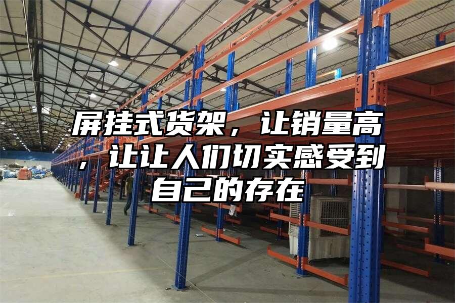 屏掛式貨架，讓銷(xiāo)量高，讓讓人們切實(shí)感受到自己的存在