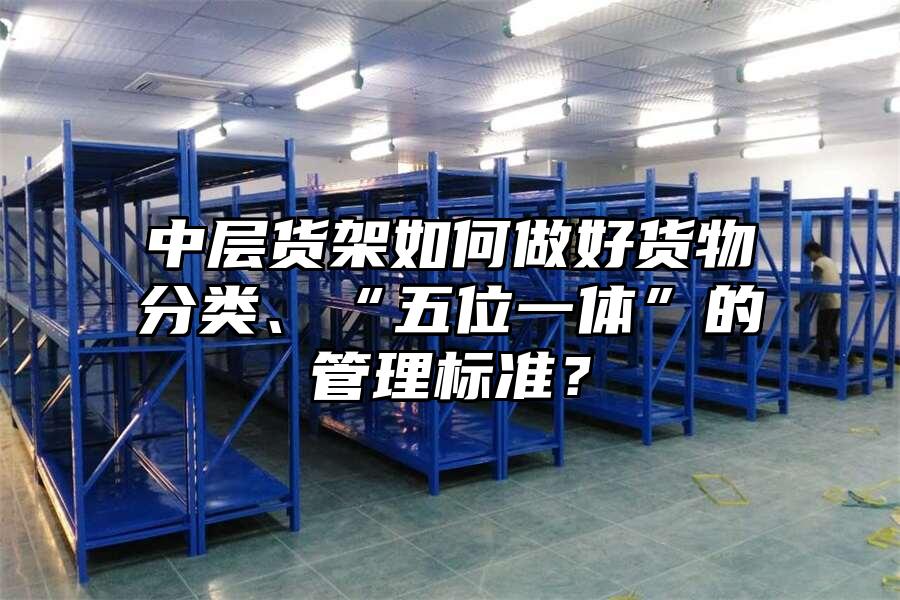 中層貨架如何做好貨物分類、“五位一體”的管理標準？