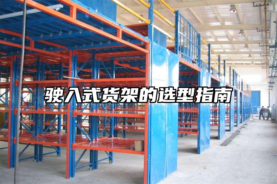 駛入式貨架的選型指南