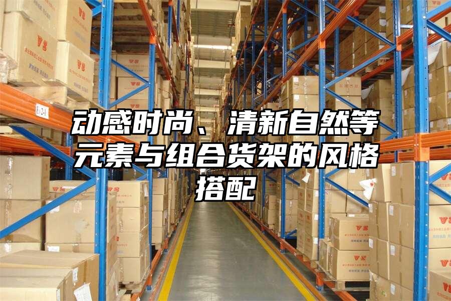 動感時尚、清新自然等元素與組合貨架的風(fēng)格搭配
