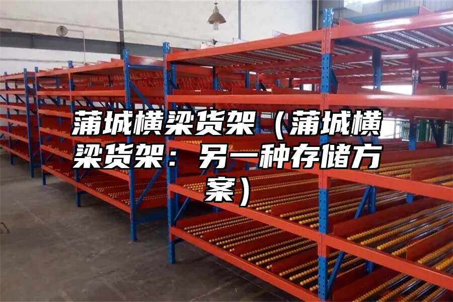蒲城橫梁貨架（蒲城橫梁貨架：另一種存儲方案）