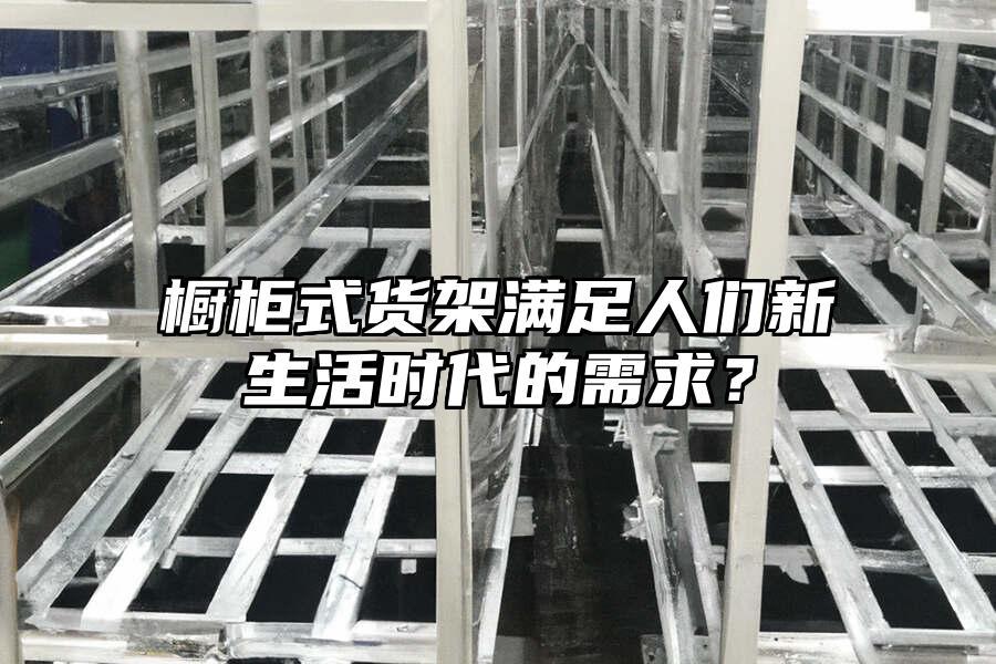 櫥柜式貨架滿足人們新生活時代的需求？
