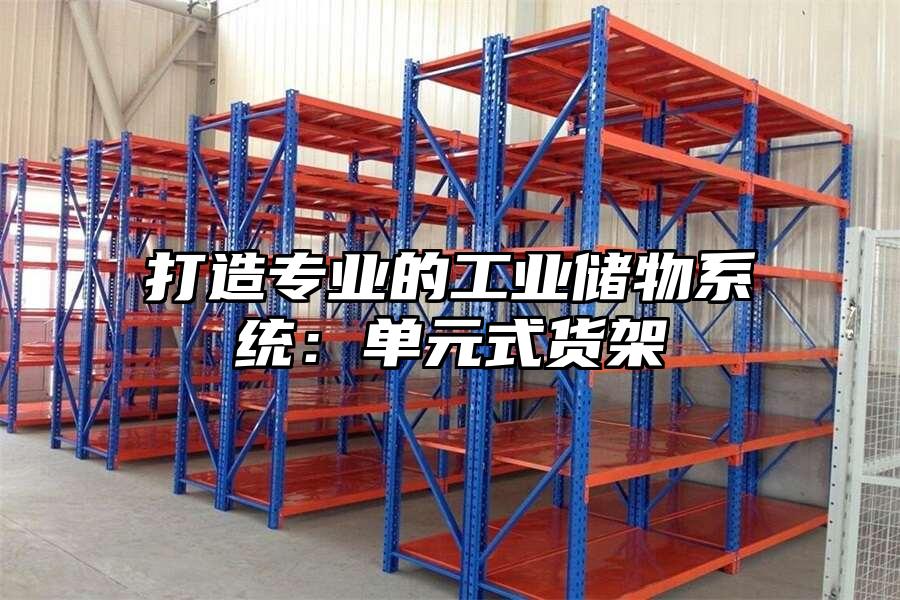 打造專業的工業儲物系統：單元式貨架