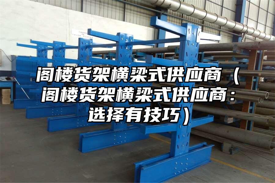 閣樓貨架橫梁式供應商（閣樓貨架橫梁式供應商：選擇有技巧）