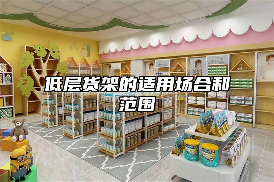 低層貨架的適用場合和范圍