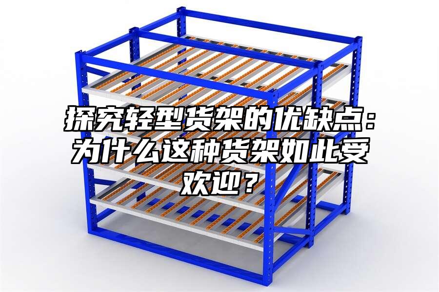 探究輕型貨架的優缺點：為什么這種貨架如此受歡迎？