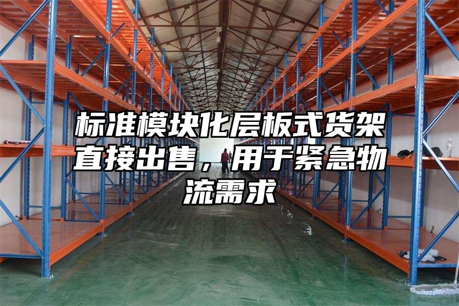 標準模塊化層板式貨架直接出售，用于緊急物流需求