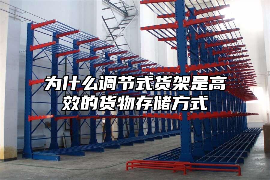為什么調節式貨架是高效的貨物存儲方式