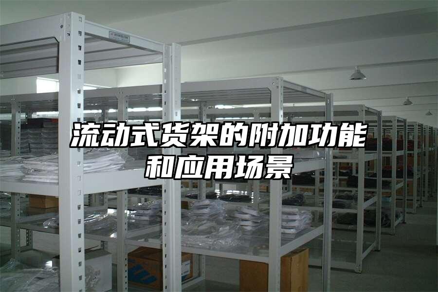 流動式貨架的附加功能和應用場景