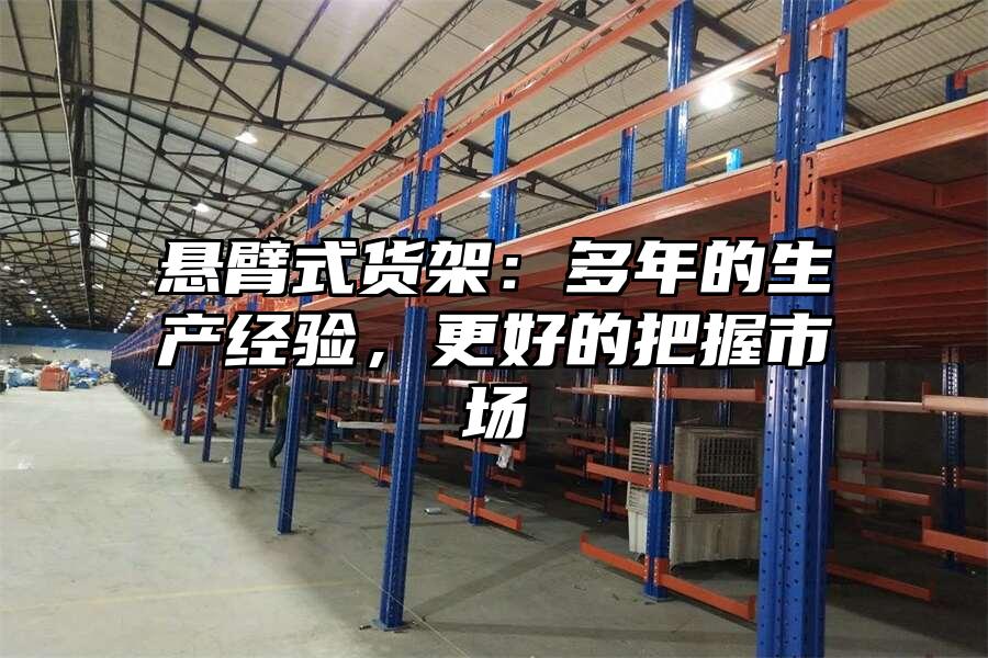 懸臂式貨架：多年的生產經驗，更好的把握市場