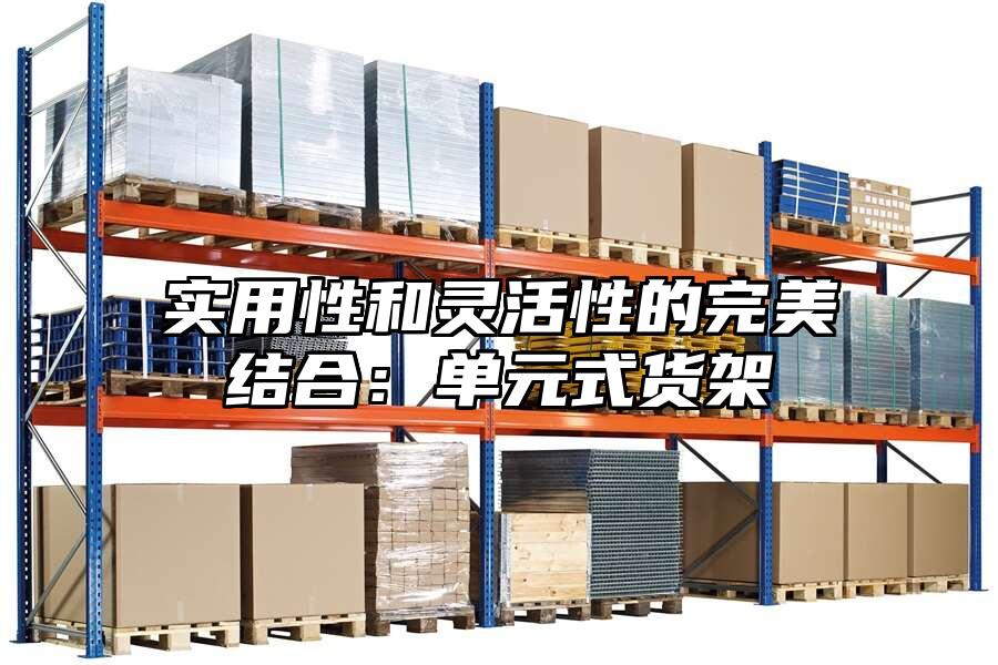 實用性和靈活性的完美結合：單元式貨架