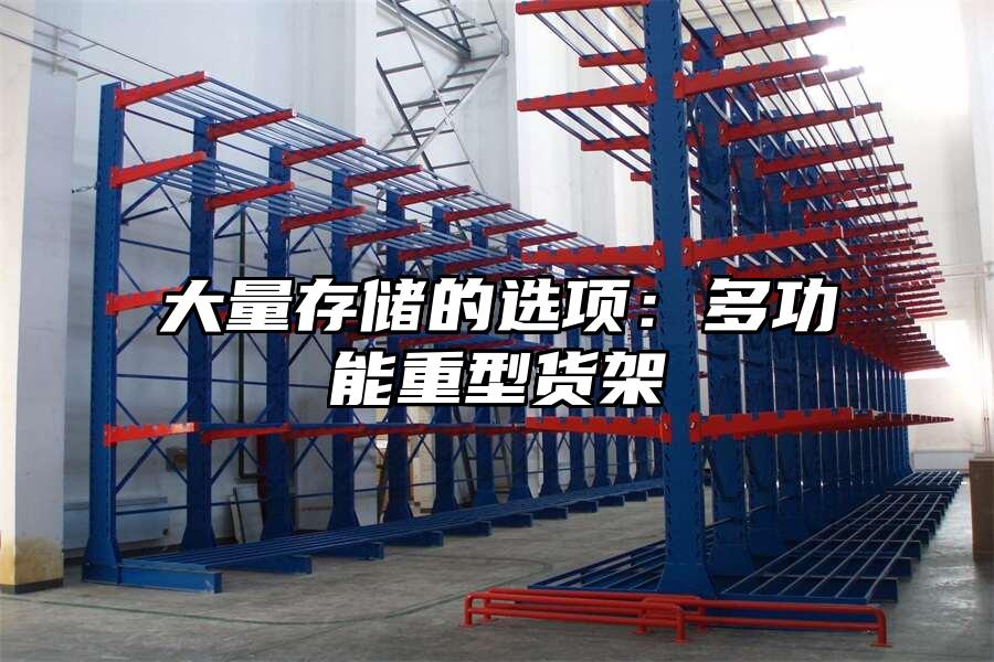 大量存儲的選項：多功能重型貨架