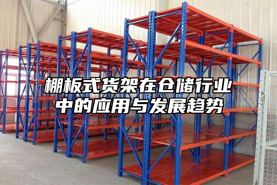 棚板式貨架在倉儲(chǔ)行業(yè)中的應(yīng)用與發(fā)展趨勢(shì)