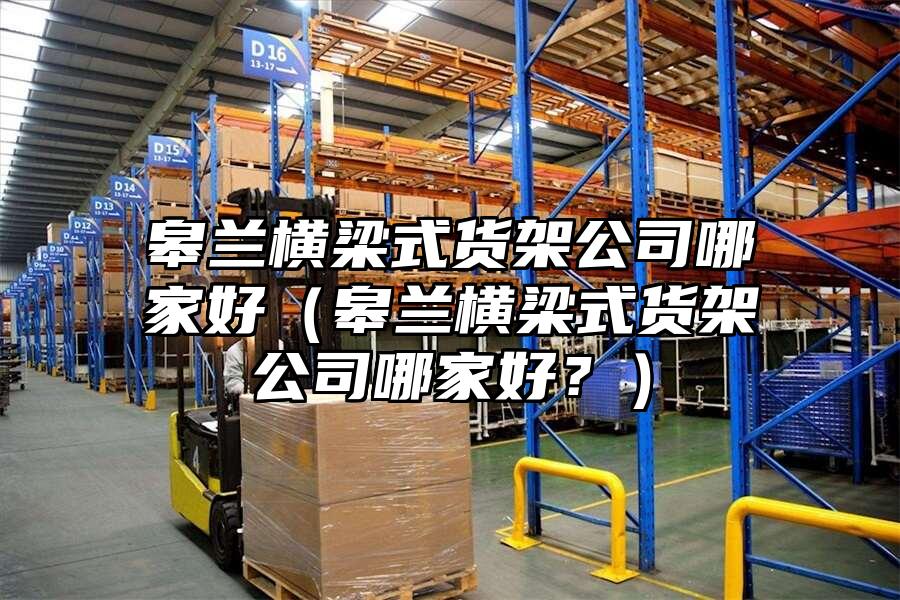 皋蘭橫梁式貨架公司哪家好（皋蘭橫梁式貨架公司哪家好？）