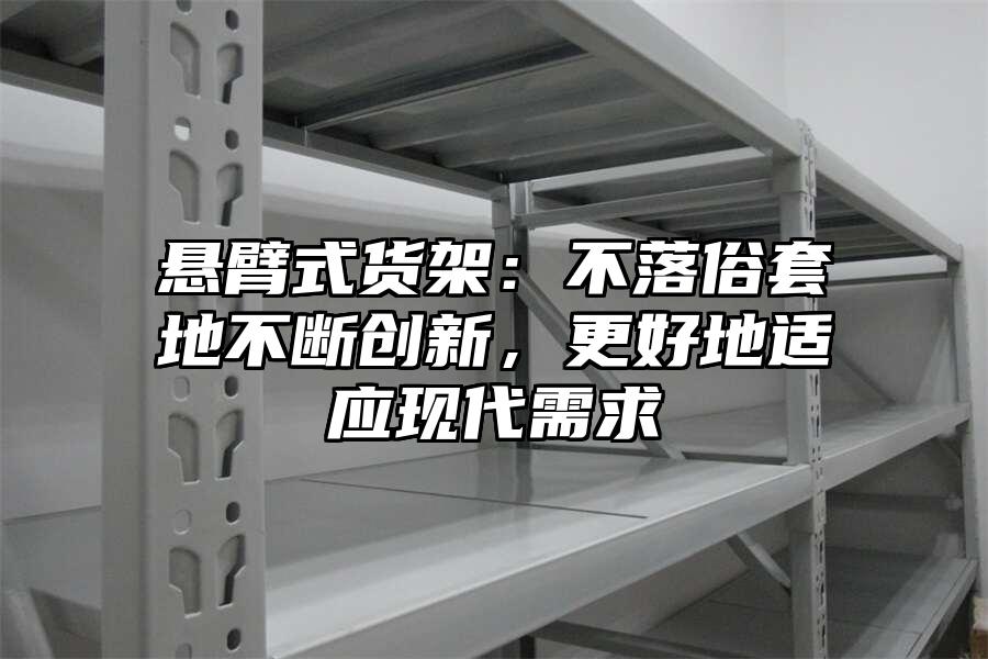 懸臂式貨架：不落俗套地不斷創新，更好地適應現代需求