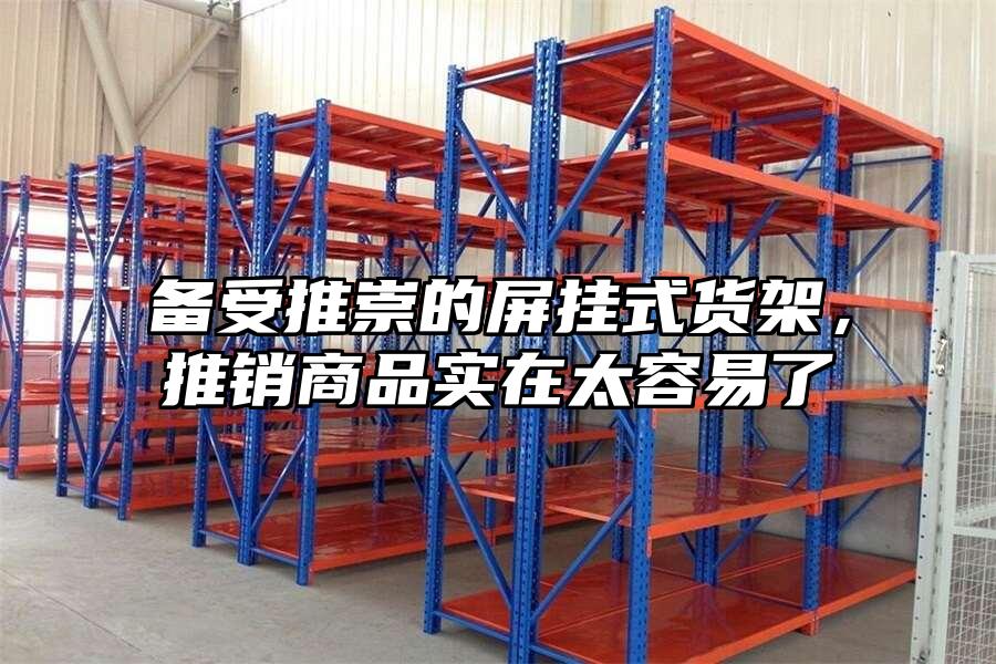 備受推崇的屏掛式貨架，推銷商品實在太容易了