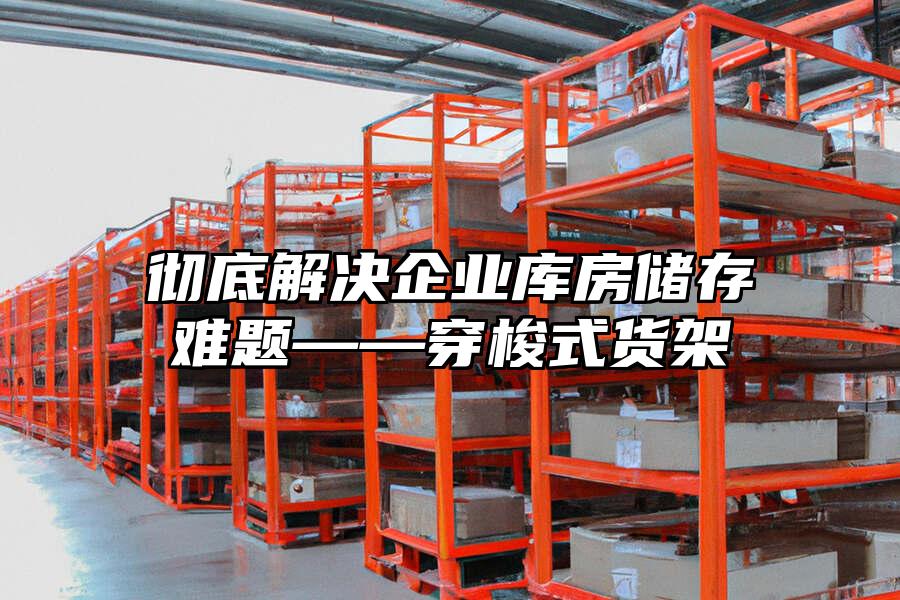 徹底解決企業庫房儲存難題——穿梭式貨架
