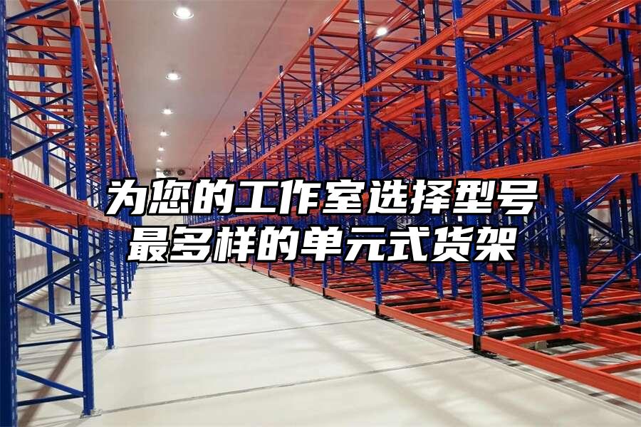 為您的工作室選擇型號最多樣的單元式貨架