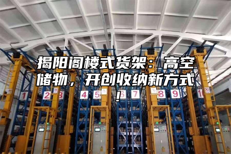 揭陽閣樓式貨架：高空儲物，開創收納新方式！