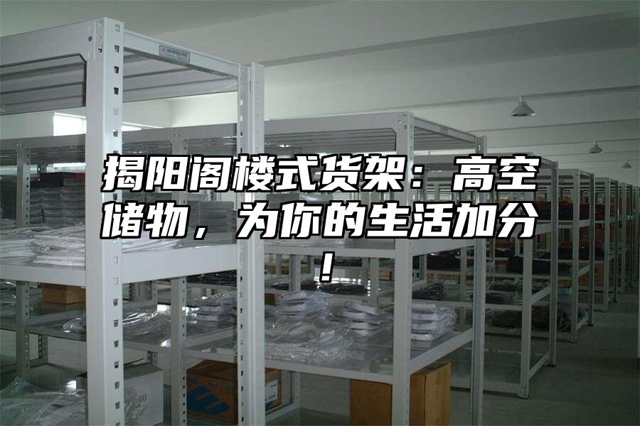 揭陽閣樓式貨架：高空儲物，為你的生活加分！