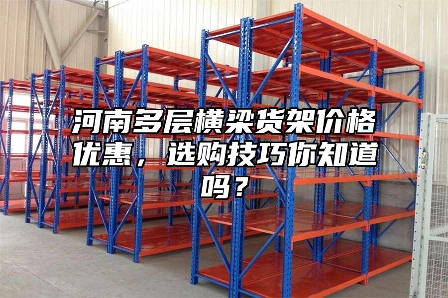 河南多層橫梁貨架價(jià)格優(yōu)惠，選購(gòu)技巧你知道嗎？