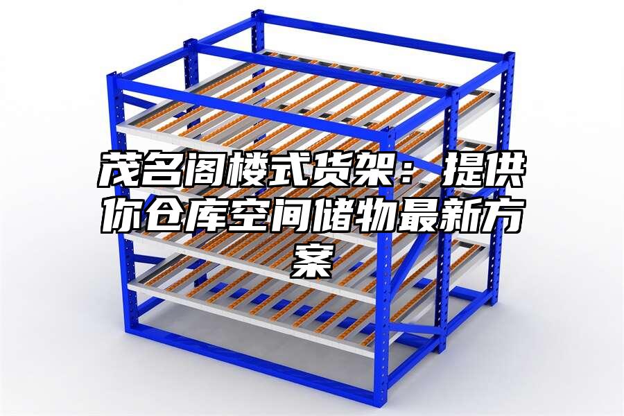 茂名閣樓式貨架：提供你倉庫空間儲物最新方案