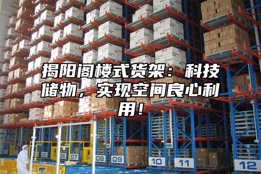 揭陽閣樓式貨架：科技儲物，實現空間良心利用！